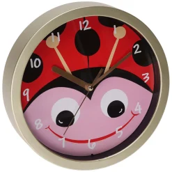 Kinder Wandklok Lieveheerstbeestje, 20cm