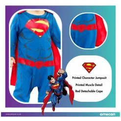 Kinderkostuum Superman, 2-3j.