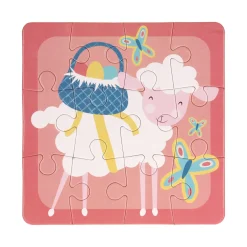 Kinderpuzzel Pasen, 4in1