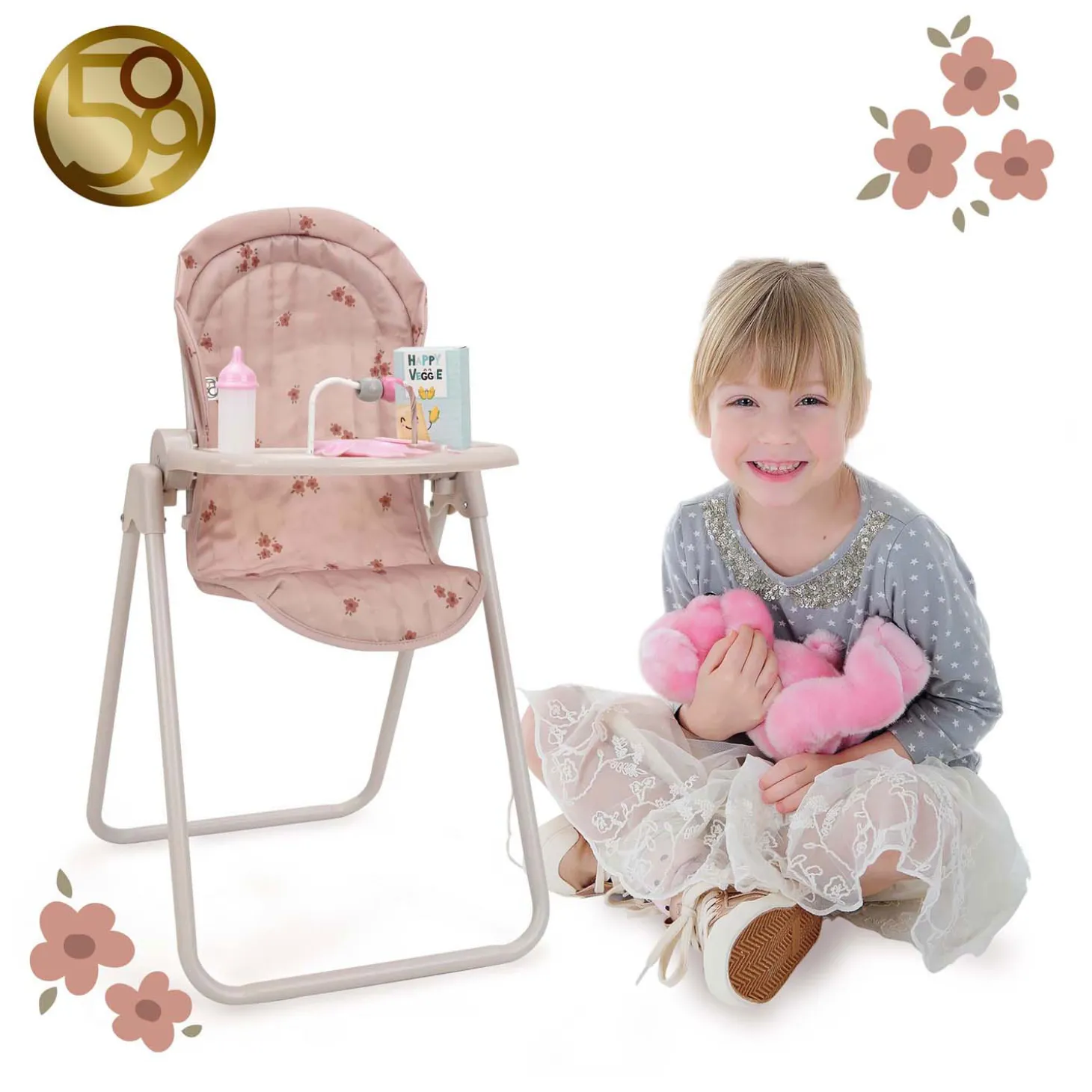 Kinderstoel Ballet Flora - 5dlg.