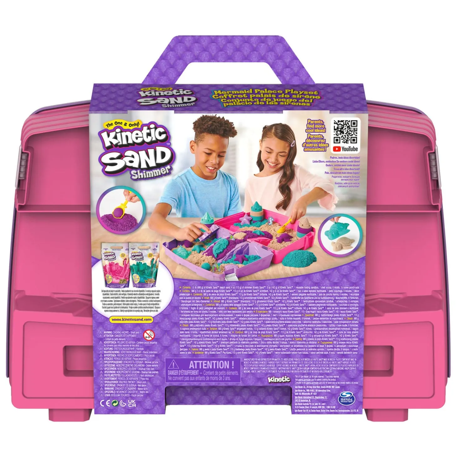 Kinetic Sand - Zeemeerminnen Speelset met Opbergkoffer