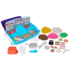 Kinetic Sand Snackbar Speelset in Koffer