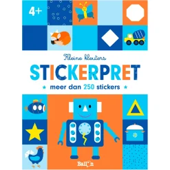 Kleine Kleuters Stickerpret Robot 4+