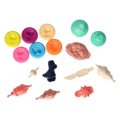 Kleiset Dinowereld - 6 Kleipotjes