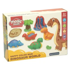 Kleiset Dinowereld - 4 Kleuren Klei