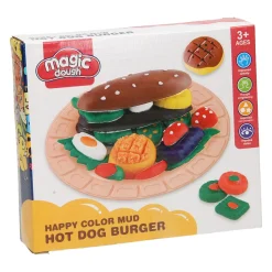 Kleiset Eten Broodje Gezond - 4 Kleuren Klei