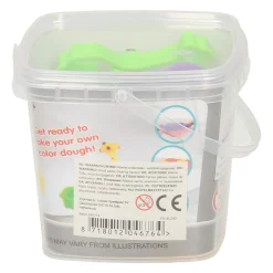 Kleiset in Opbergbox met Uitsteek Dierenvormen - 3 Kleuren Klei