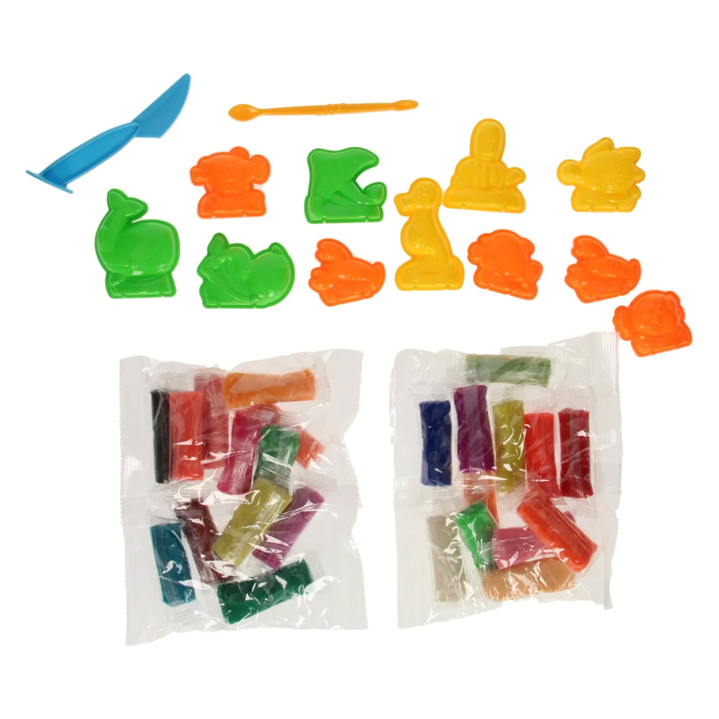 Kleiset in Opbergbox Oceaan Dieren - 24 Kleuren Klei