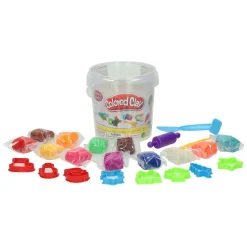 Kleiset in Opbergbox Uitsteekvormen Kerst - 12 Kleuren Klei