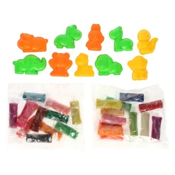 Kleiset in Opbergbox Wilde Dieren - 24 Kleuren Klei