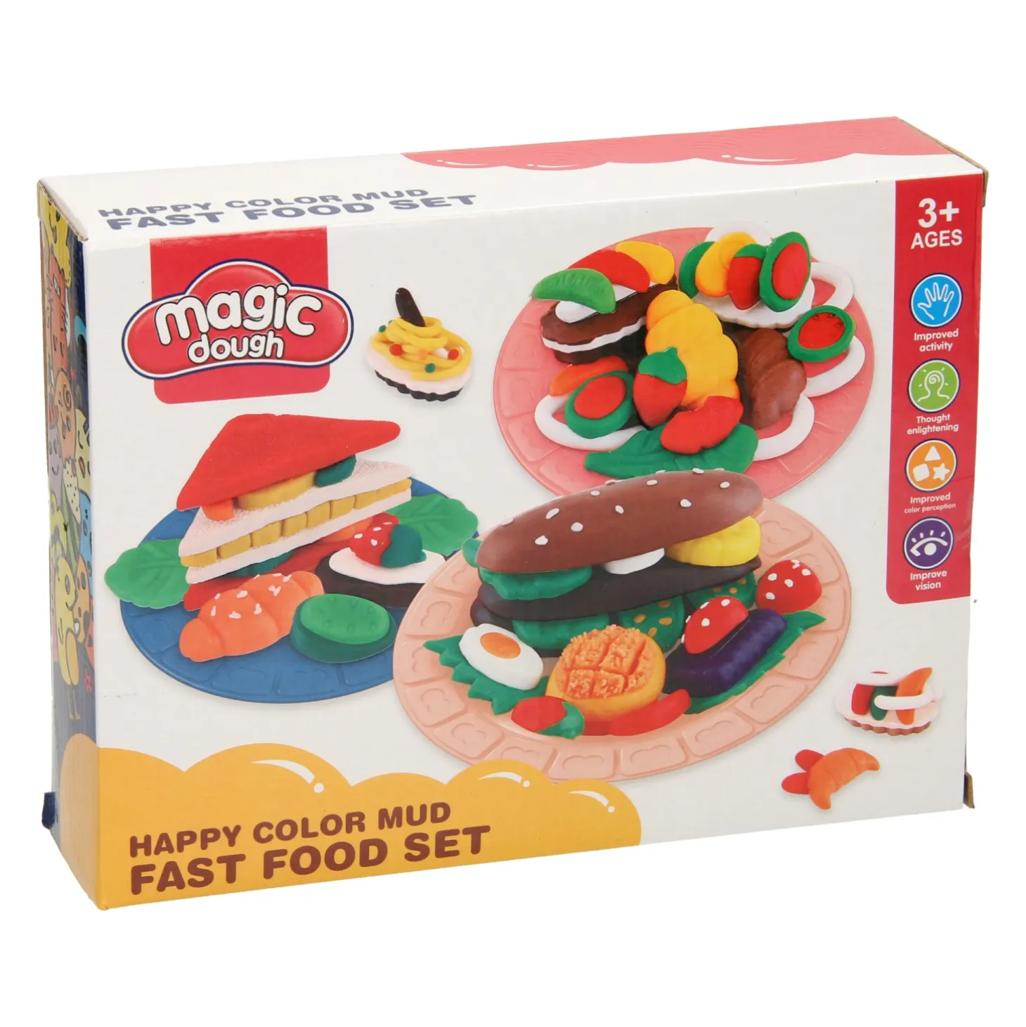 Kleiset Luxe Lunch - 5 Kleuren Klei