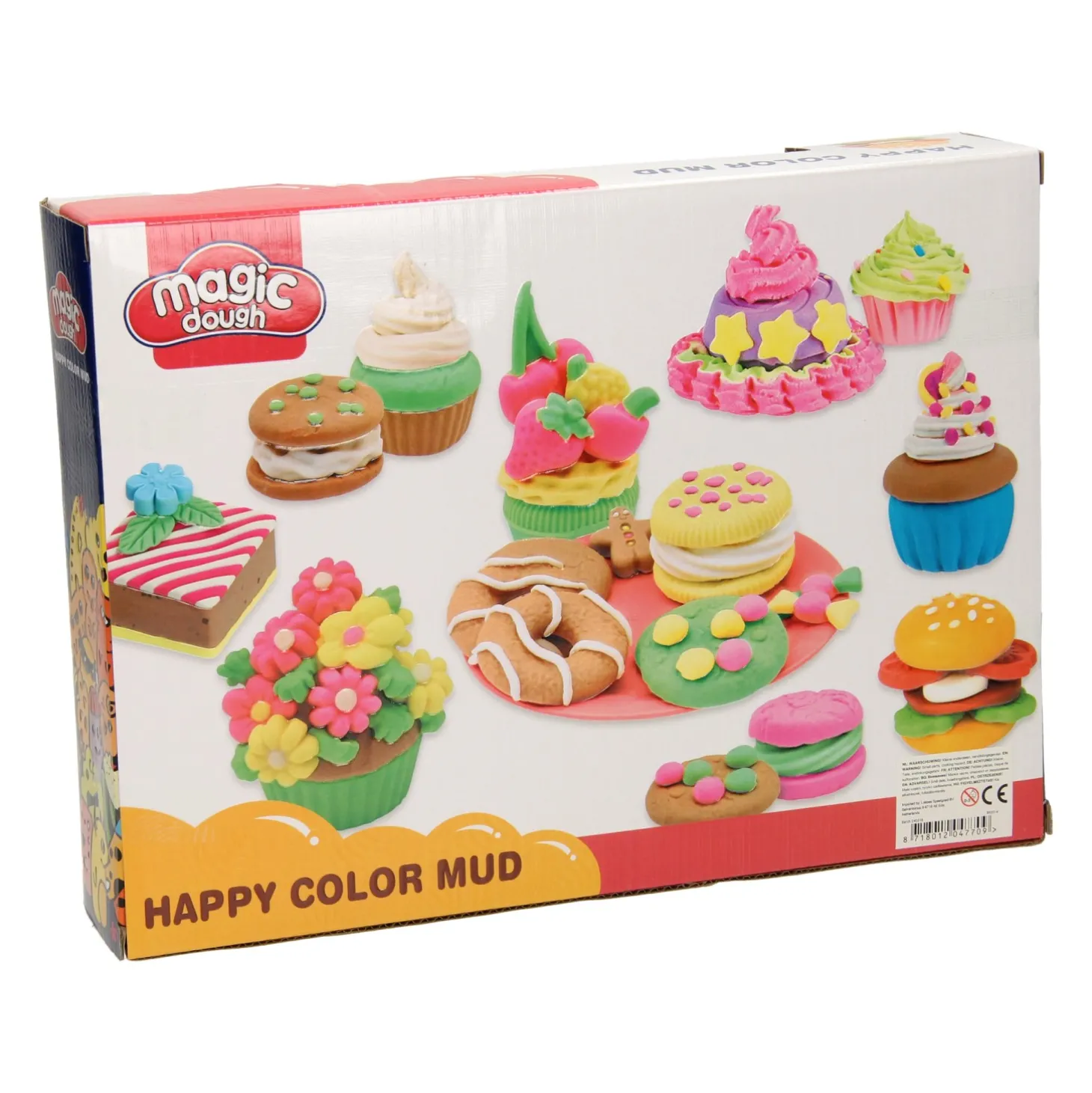 Kleiset met IJsjes en Gebak - 4 Kleipotjes