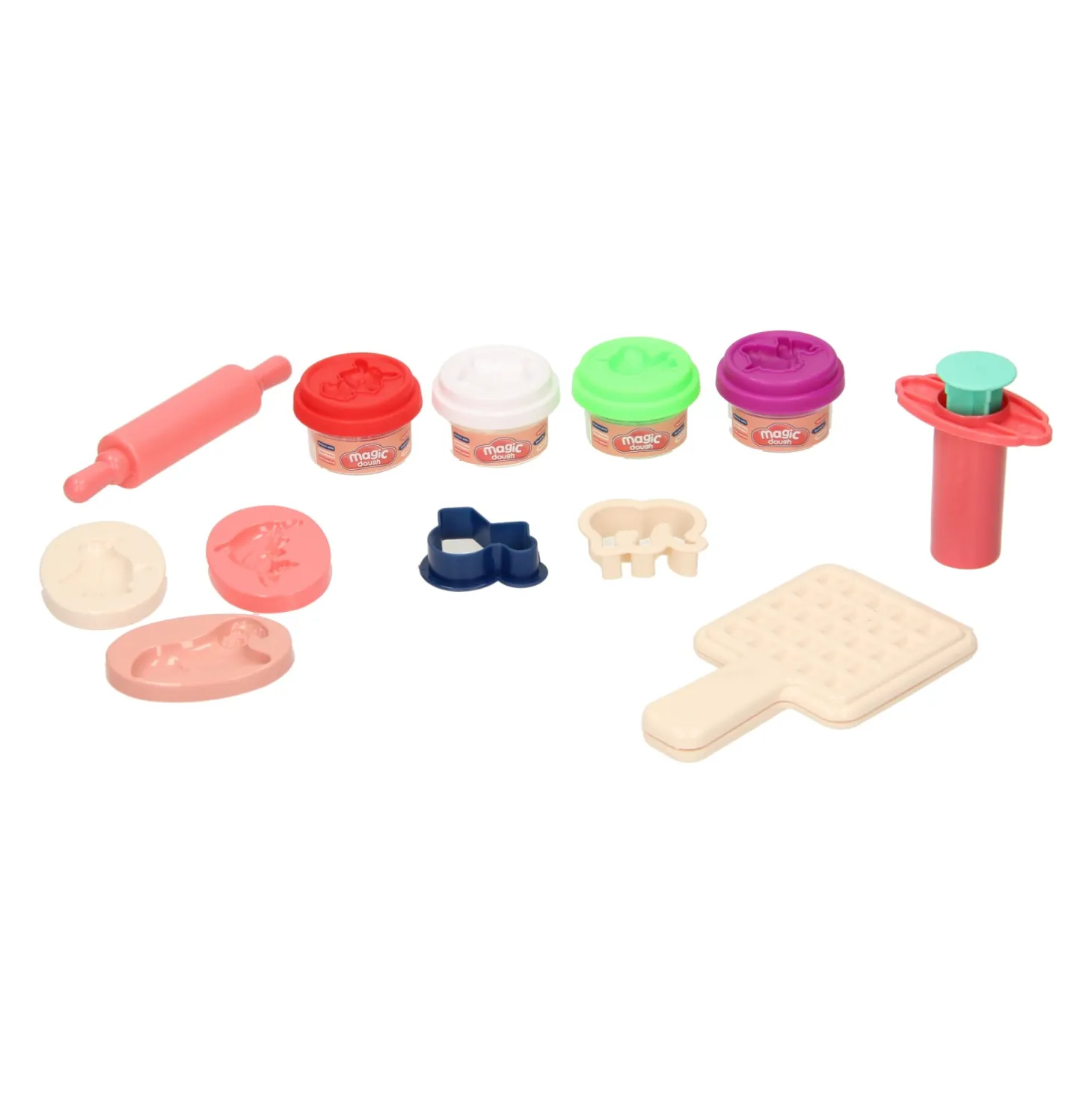 Kleiset met Wafelijzer - 4 Kleipotjes