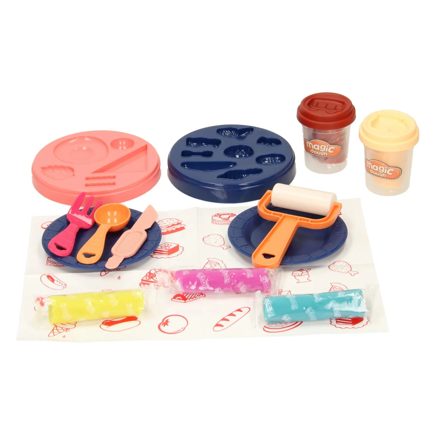 Kleiset Ontbijt - 5 Kleuren Klei