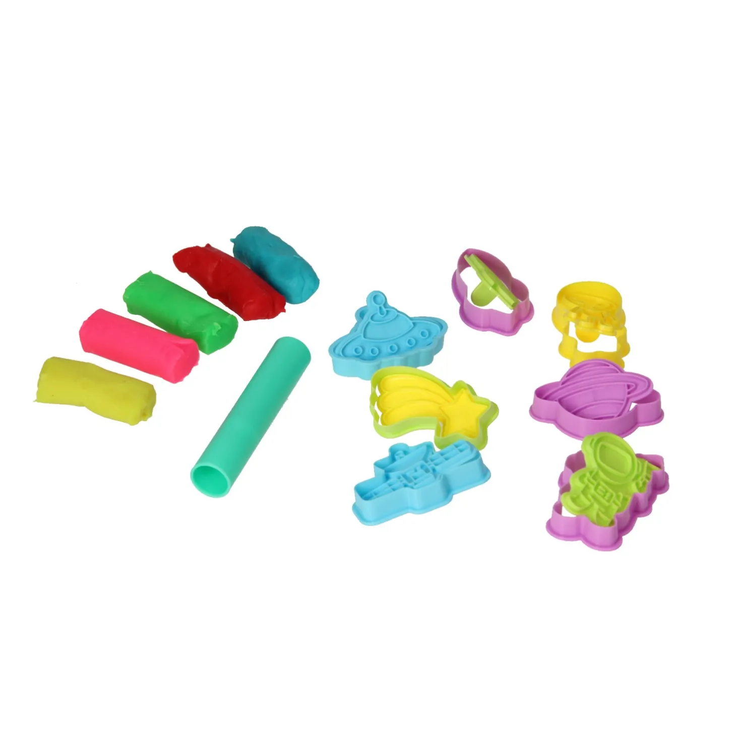 Kleiset Ruimtevaart - 5 Kleuren Klei