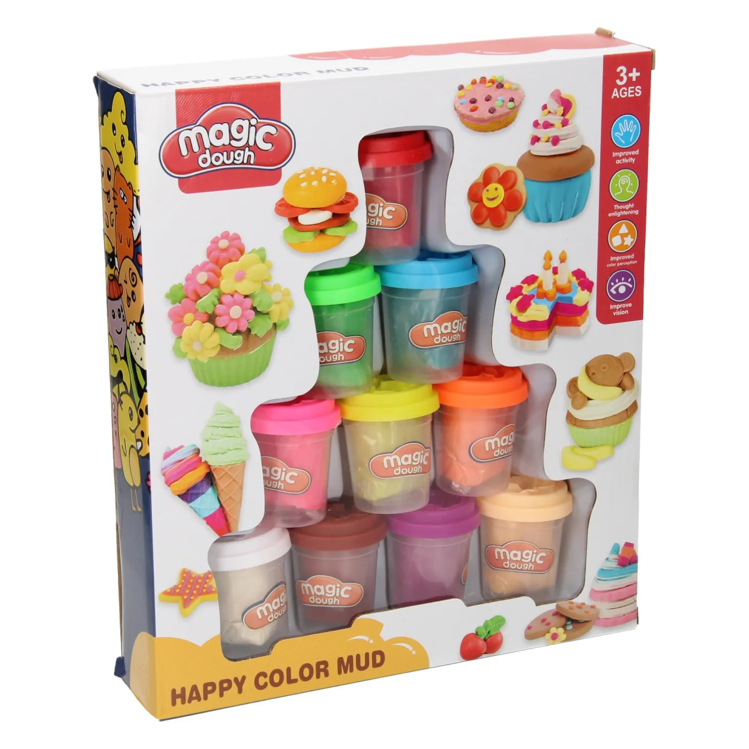 Kleiset Variatie - 10 Kleipotjes