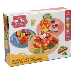 Kleiset Wafels, Lekkernijen - 5 Kleuren Klei