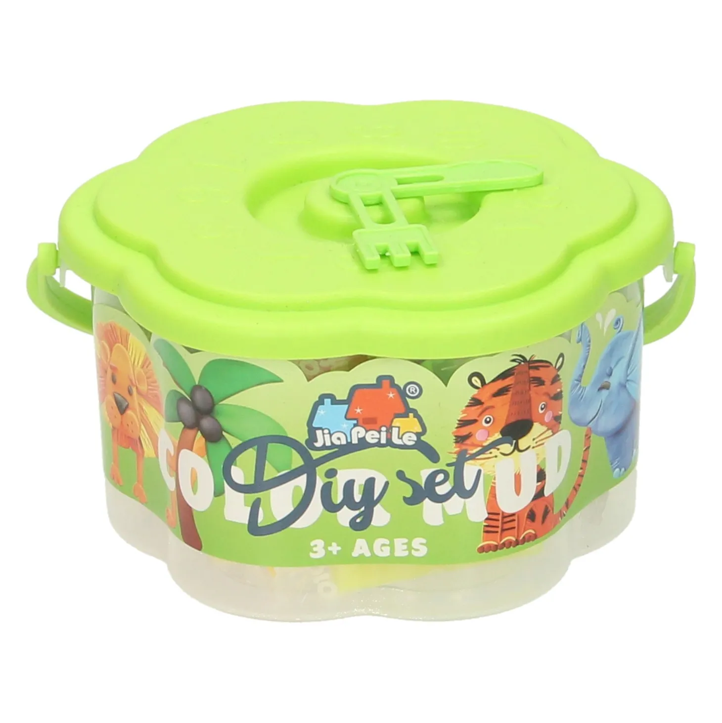 Kleisetje in Ton - 18 Kleuren Klei - 21dlg.