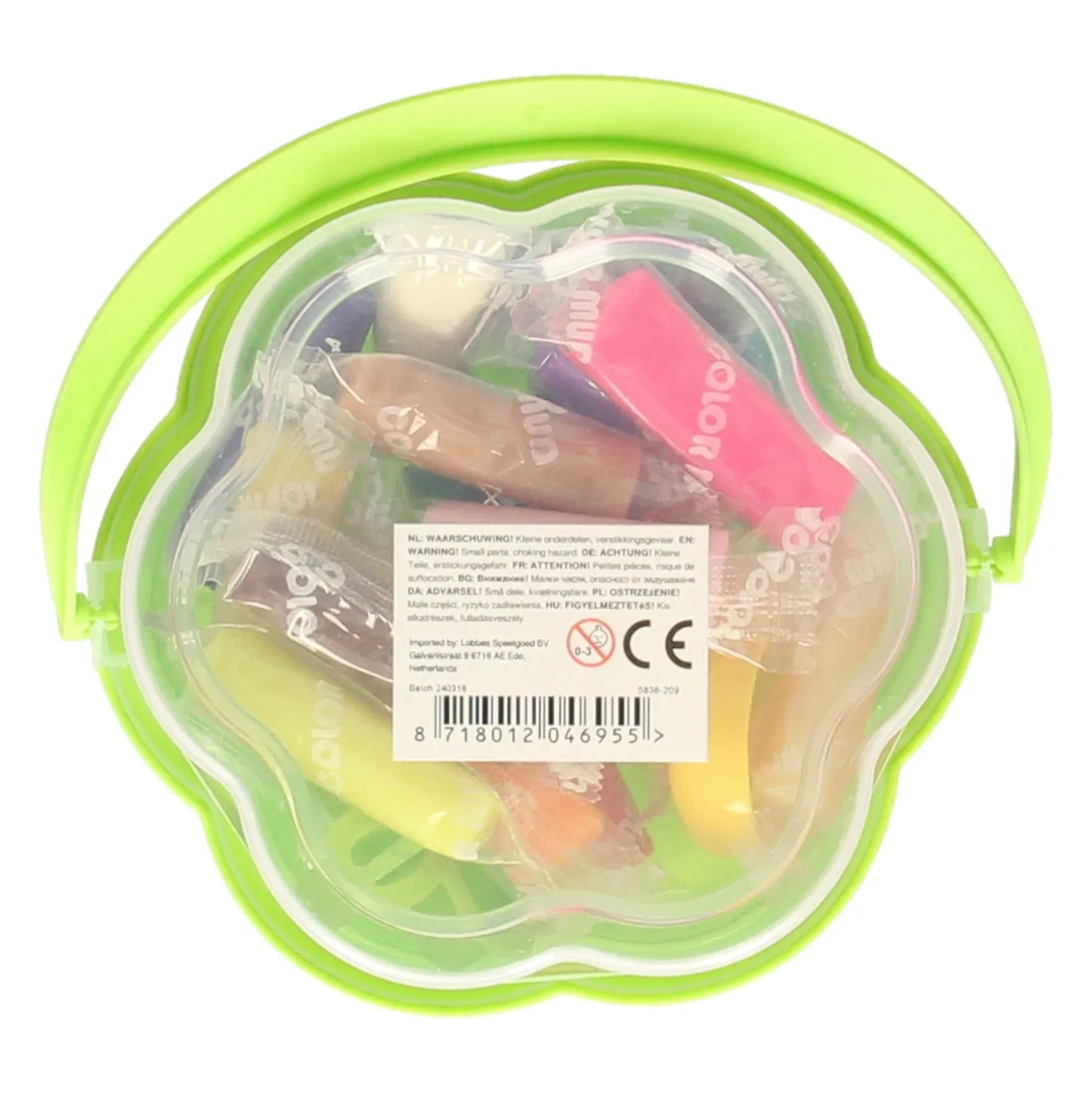 Kleisetje in Ton - 18 Kleuren Klei - 21dlg.