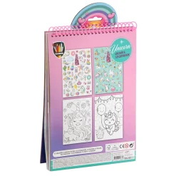 Kleur en Stickerboek Eenhoorn