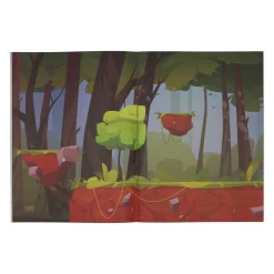 Kleur- en Stickerboek Fantasie Wereld