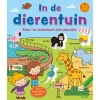 Kleur- en Stickerboek met Woordjes - In de dierentuin