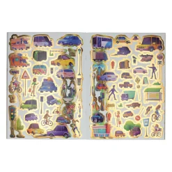 Kleur- en Stickerboek Super Schitterende Voertuigen