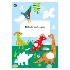 Kleur- en Stickerpret - Lieve Dino's