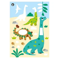 Kleur- en Stickerpret - Lieve Dino's