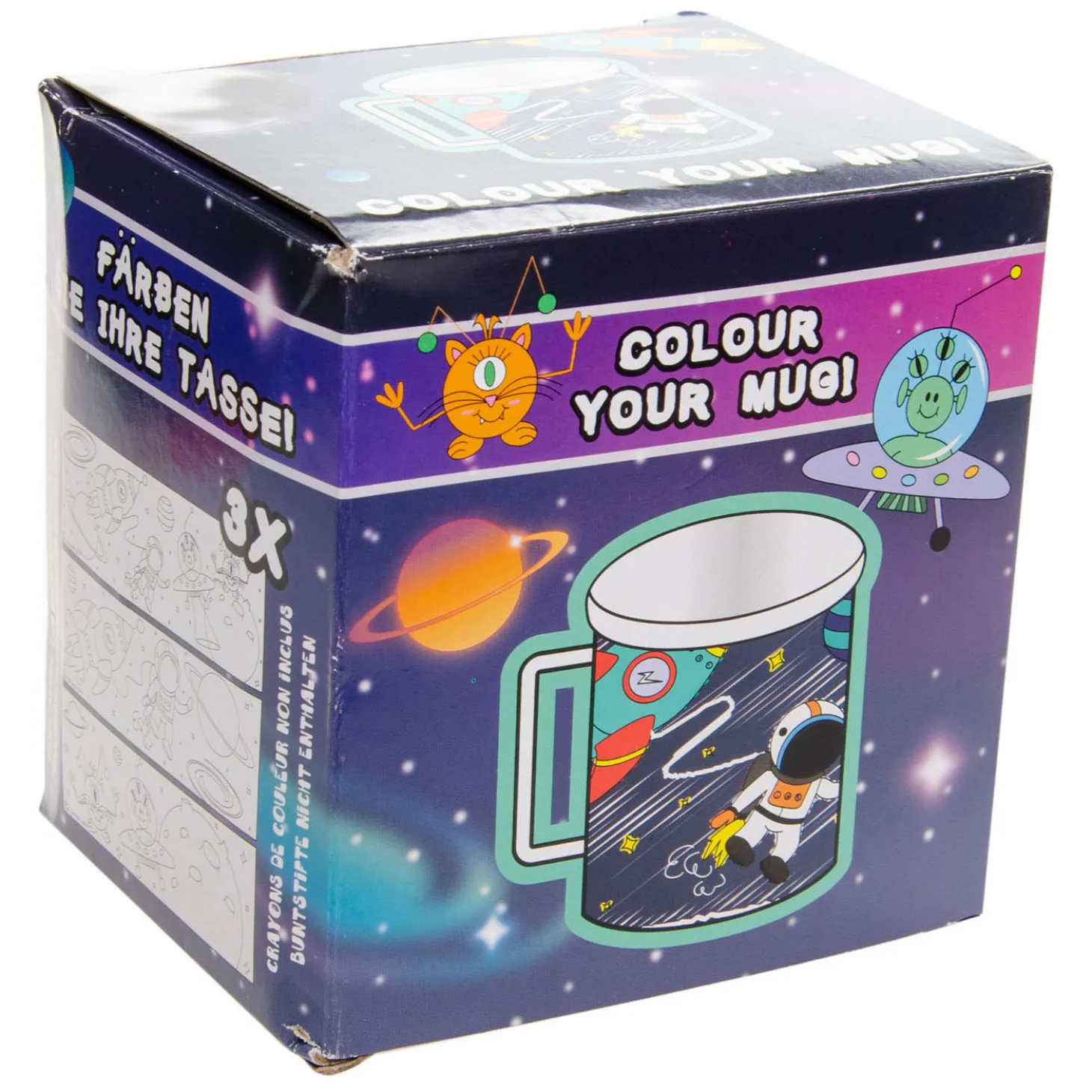 Kleur je eigen Beker Space