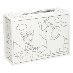 Kleur je eigen Koffertje met Dieren