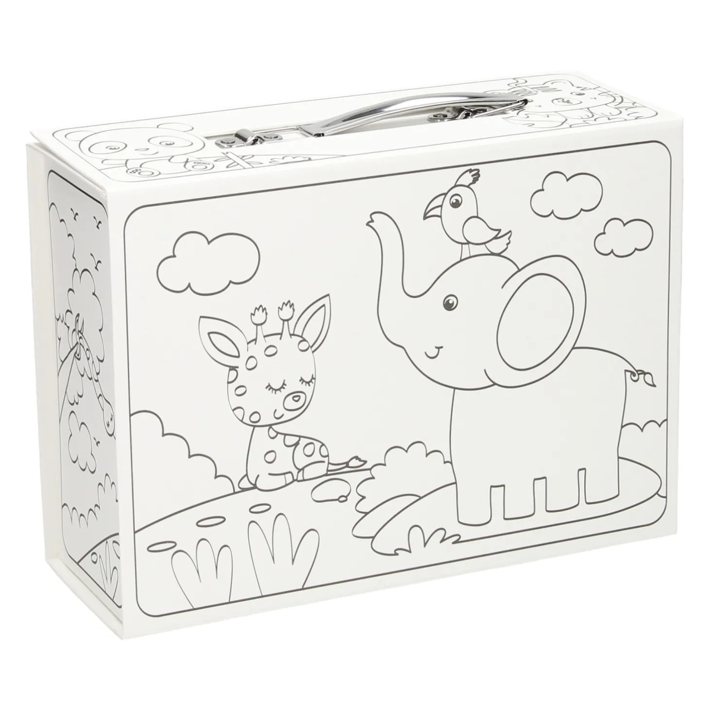 Kleur je eigen Koffertje met Dieren