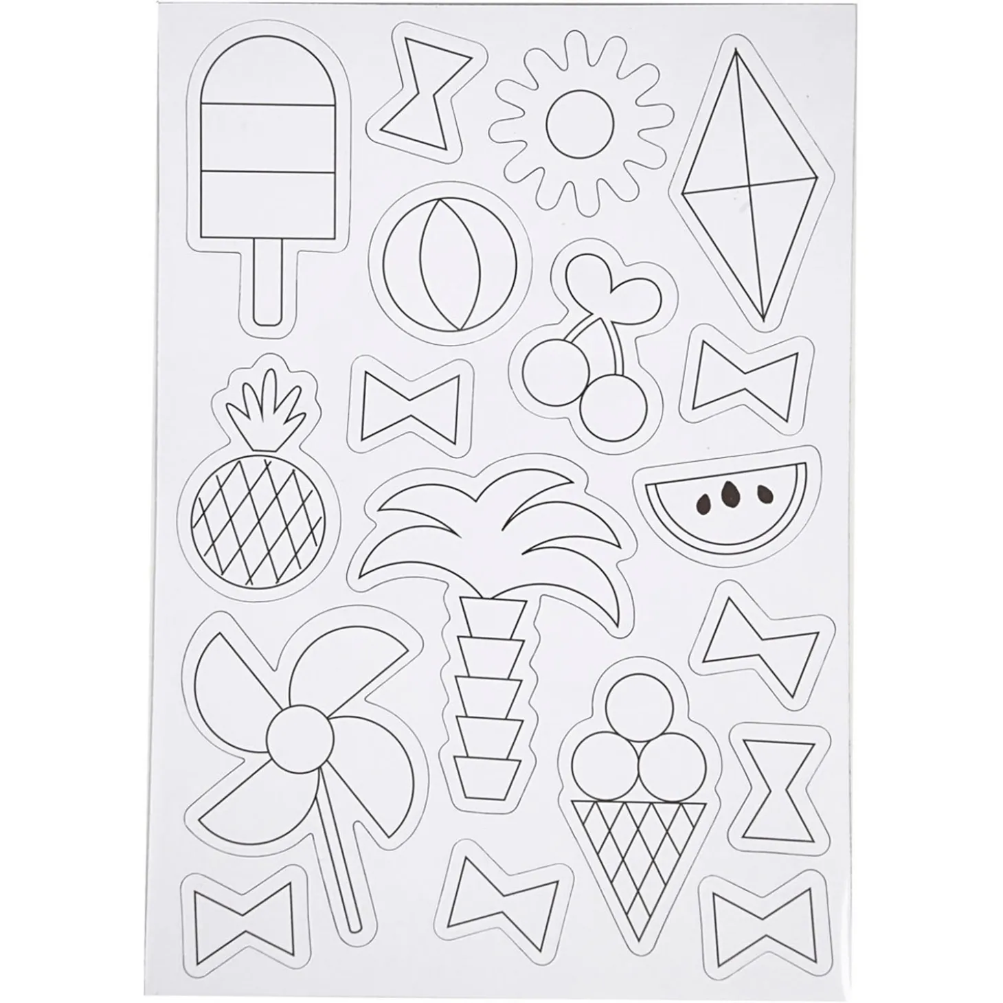 Kleur je eigen Magneten - Zomer