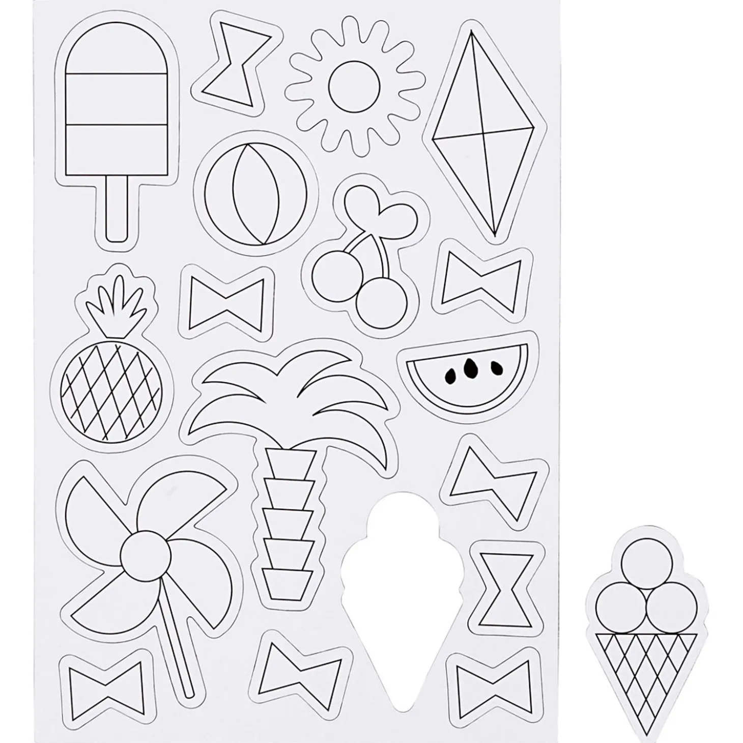 Kleur je eigen Magneten - Zomer