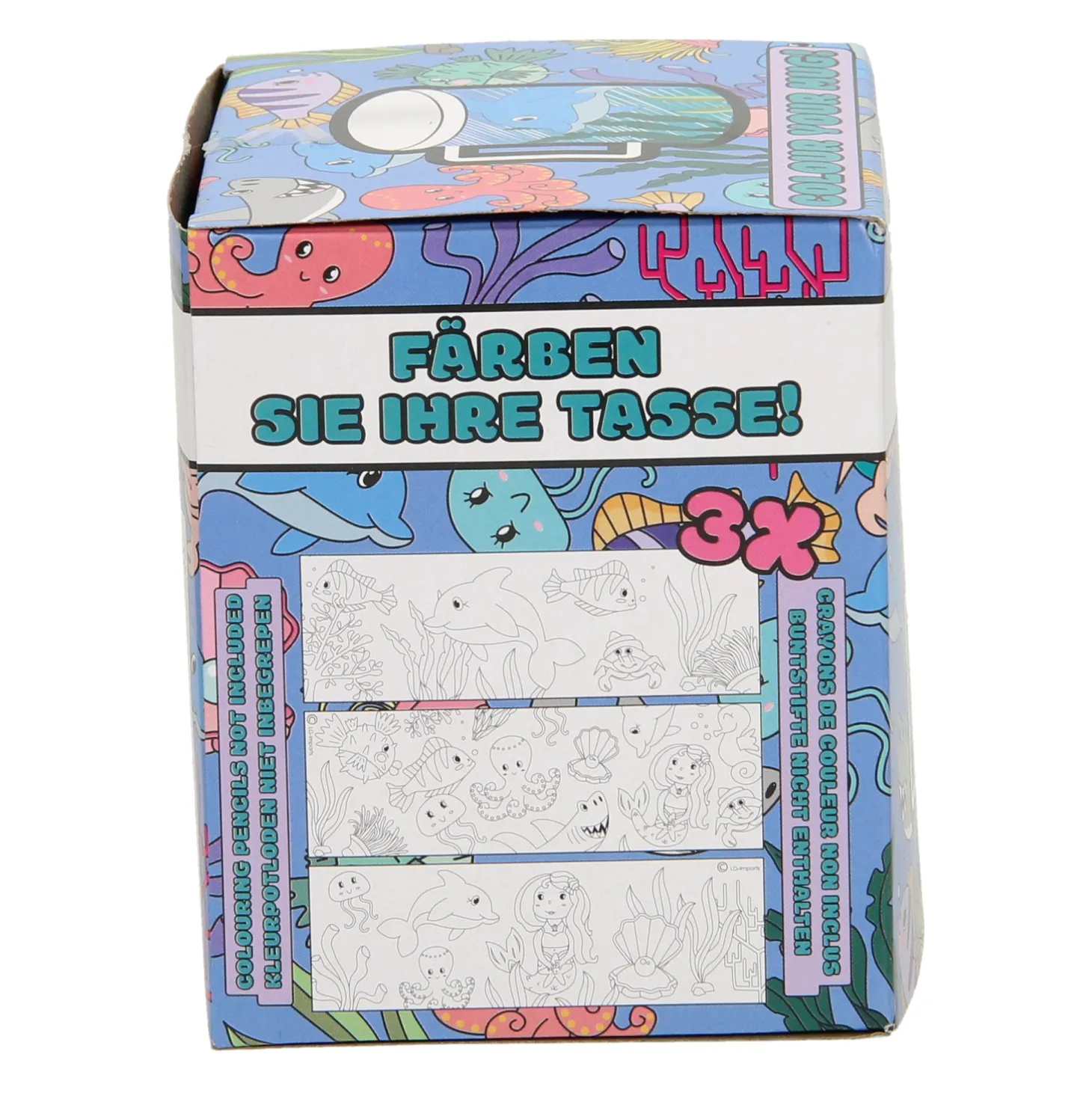 Kleur je eigen Mok Onderwaterwereld