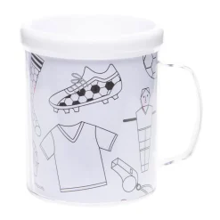 Kleur je eigen Mok Voetbal