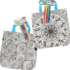 Kleur je eigen Tas - Mandala/Rozen