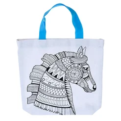 Kleur je eigen Tas - Vlinder / Paard