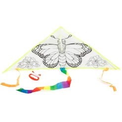 Kleur je eigen Vlieger - Vlinder