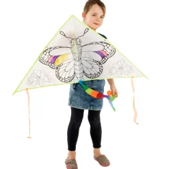 Kleur je eigen Vlieger - Vlinder