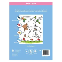 Kleurblok Babydieren 4+