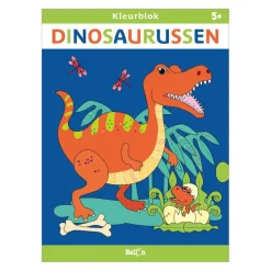 Kleurblok Dinosaurussen 5+