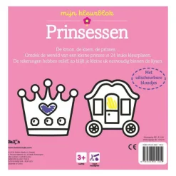 Kleurblok Junior - Prinsessen Dikke Lijnen 3+