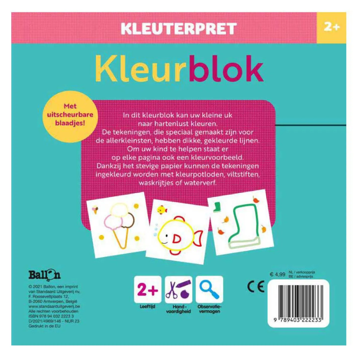 Kleurblok Kuiken 2+
