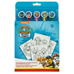 Kleurblok PAW Patrol met 5 Kleurpotloden