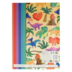 Kleurboek met Stickervel Dinosaurus
