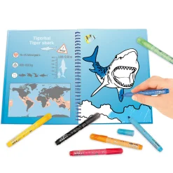 Kleurboek Onderwaterwereld met 7 Viltstiften