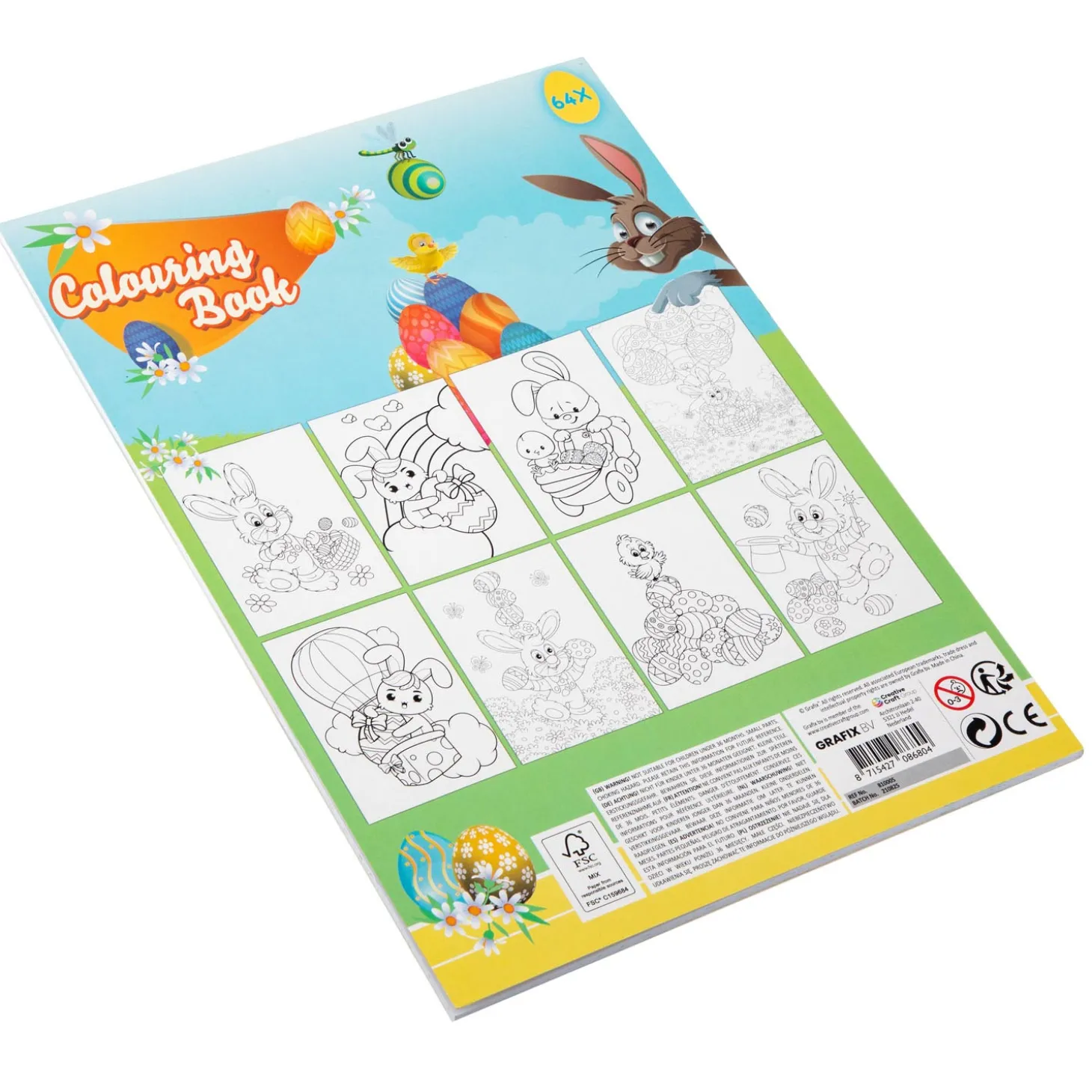 Kleurboek Pasen A4, 64pag.