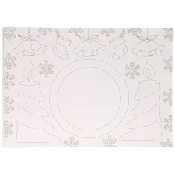 Kleurboek Placemat Kerst, 12st.