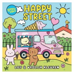 Kleurboek Sunny vibes - Happy street